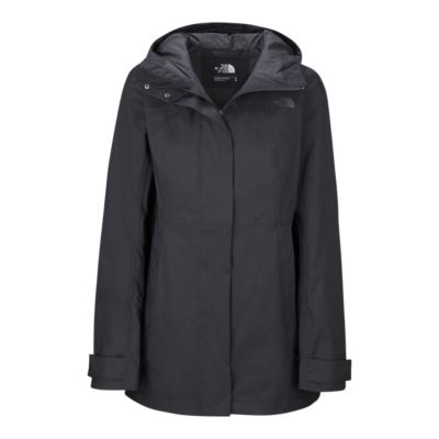 north face mid length jacket