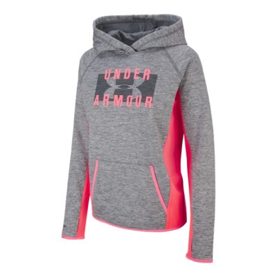 under armour women's storm armour fleece big logo twist hoodie