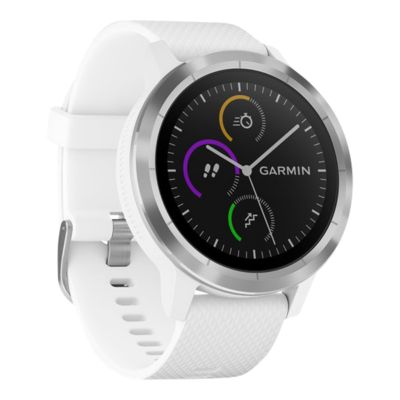 3 Smartwatch - White/Stainless Steel 