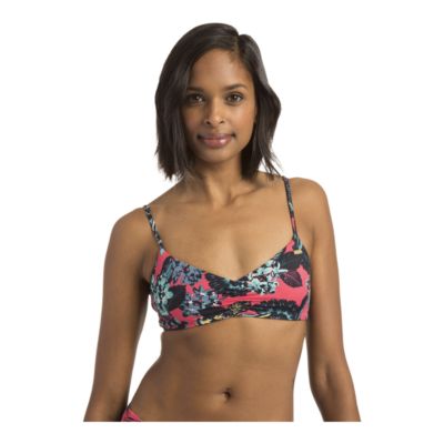 roxy athletic tri bikini top