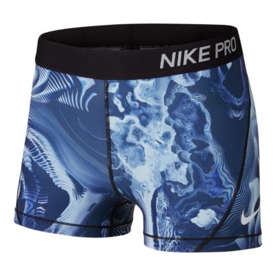 printed nike pro shorts