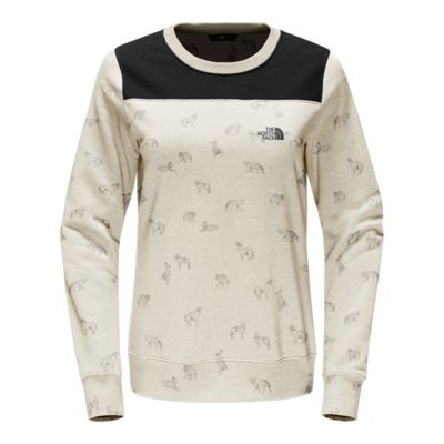 the north face women's half dome fleece crew