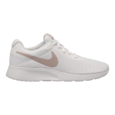 nike tanjun white particle rose