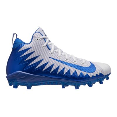 blue and white nike cleats