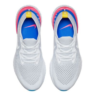 epic react white blue pink