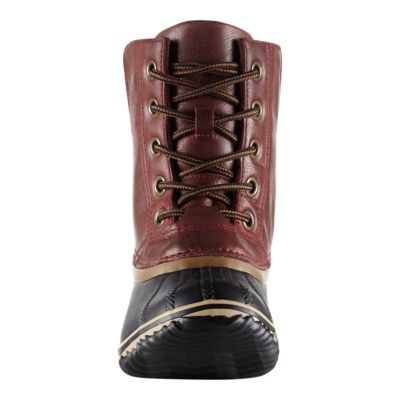 sorel red lace boots