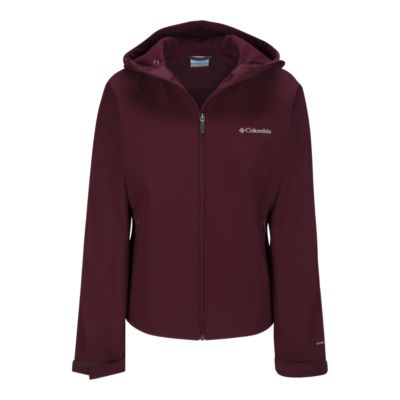 columbia women's alpine night hooded soft shell jacket