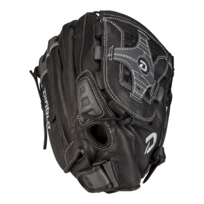 grey baseball glove