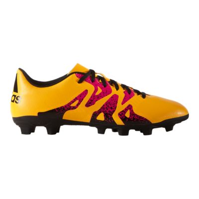 yellow soccer shoes