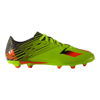 neon green soccer cleats