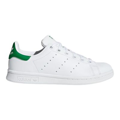 all white adidas grade school