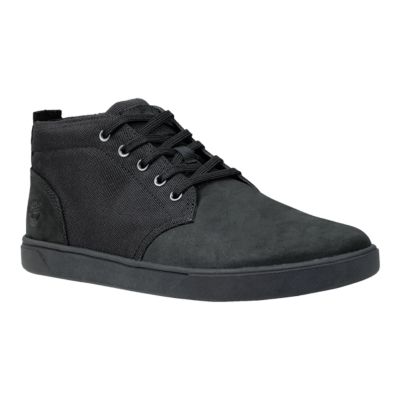 black casual chukka boots