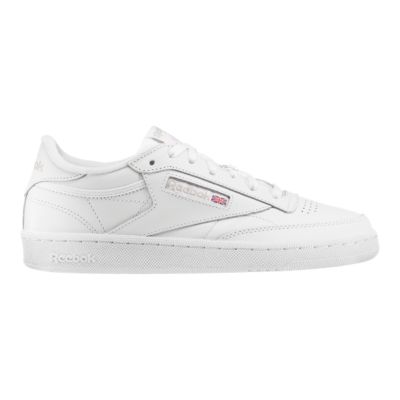 reebok classic white leather trainers womens