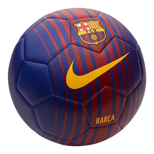 seguro toda la vida agujero Nike FC Barcelona Prestige Soccer Ball - Deep Royal/Noble Red/University  Gold | Sport Chek