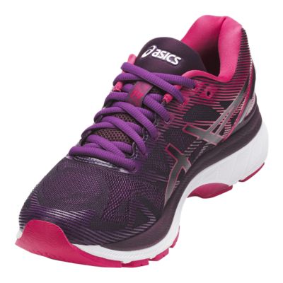 asics gel nimbus  19 kids purple