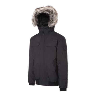 the north face coat with fur hood