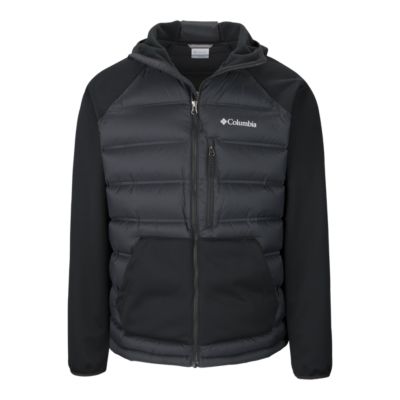 ramble down hybrid hooded jacket