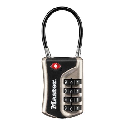 master lock combination cable luggage lock