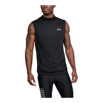 sleeveless running hoodie