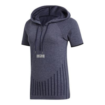 adidas hooded t shirt