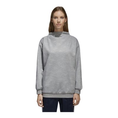 adidas originals mock neck sweatshirt