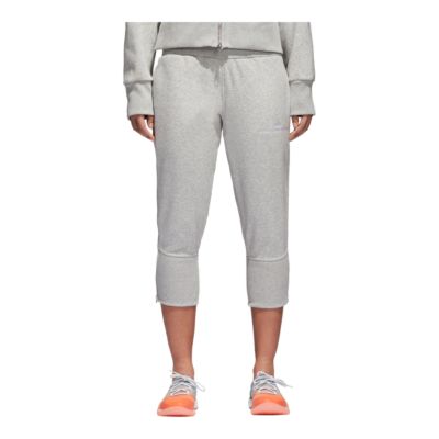 adidas womens sweatpants grey