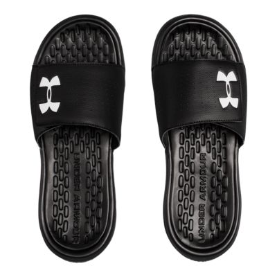 under armour men's playmaker adjustable slides