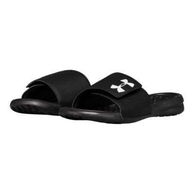 under armour men's playmaker adjustable slides