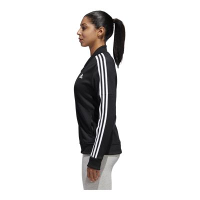 adidas women's athletics tricot snap track jacket