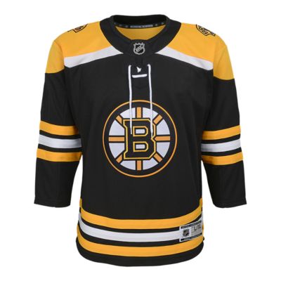 black and yellow hockey jersey