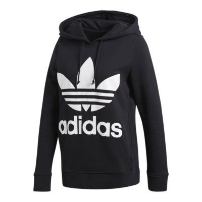 adidas black and white women's sweatshirt