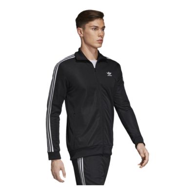 adidas originals adicolor beckenbauer track jacket in black cw1250