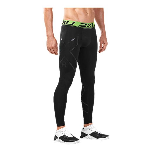 2XU Compression Recovery Tights Men's Large Black 