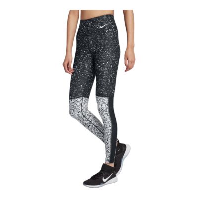 nike power printed training tights