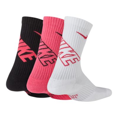 girls nike crew socks