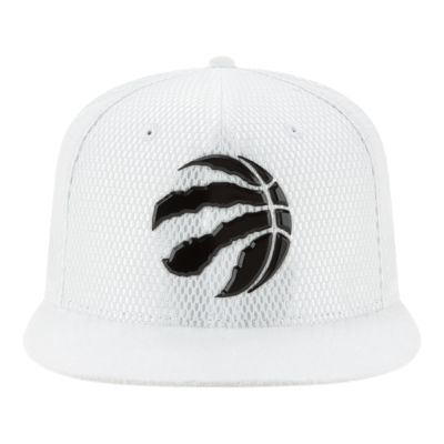 raptors white hat