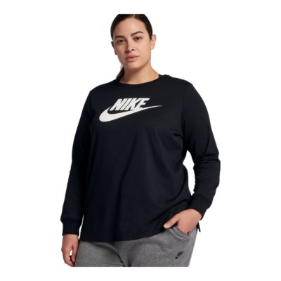 plus size nike long sleeve shirt