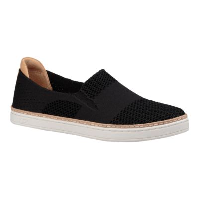 ugg black slip on sneakers
