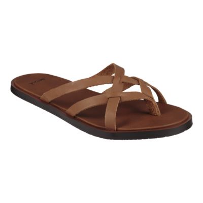 sanuk leather flip flops