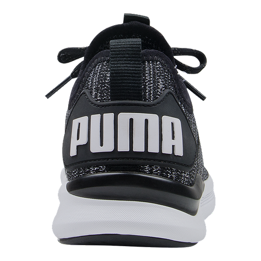 PUMA Kids' Flash EvoKnit Grade School Shoes BlackAsphaltWhite PUMA Kids' Flash EvoKnit Grade School Shoes BlackAsphaltWhite