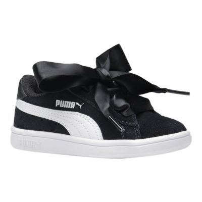 girls black puma shoes