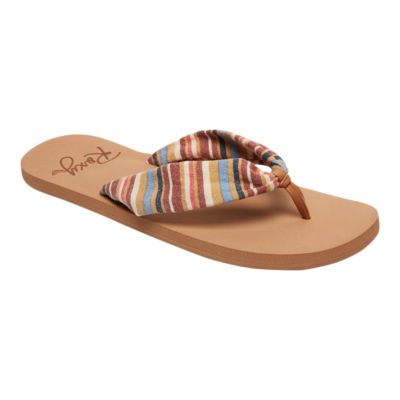 roxy fabric flip flops