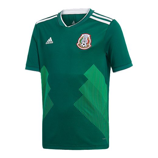 adidas Mexico Kids' 2018 Home Replica Soccer Jersey | Sport Chek