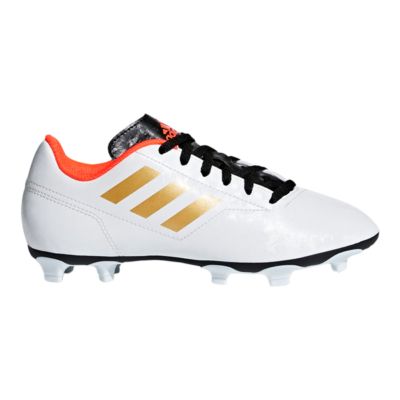kids white soccer cleats