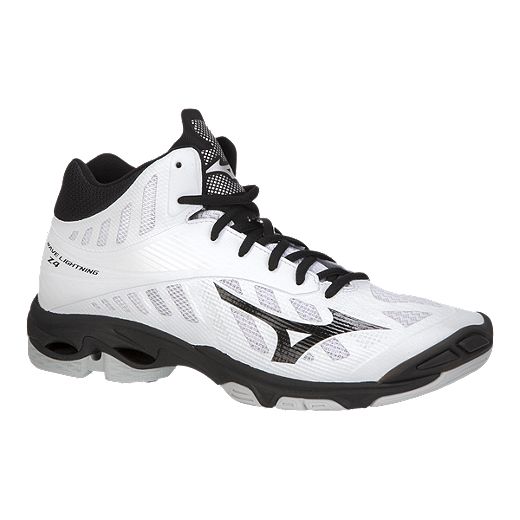 MIZUNO Volleyball Shoes Wave Lightning Z4 MID White Black Yellow US11 29cm 