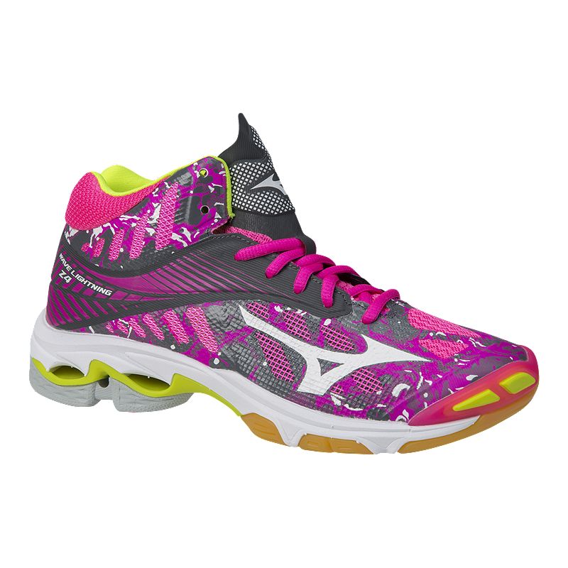 Verknald uitgebreid Zijn bekend Mizuno Women's Wave Lightning Z4 Indoor Court Shoes - Pink/Silver | Sport  Chek