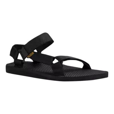 teva sandals black and white