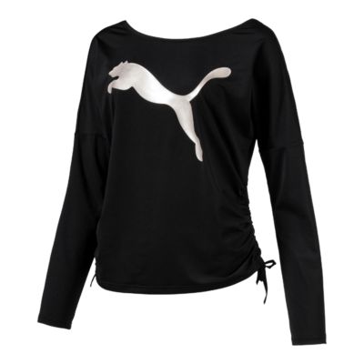 puma long sleeve top womens