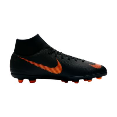 black and orange nike cleats