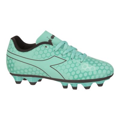 girls teal soccer cleats